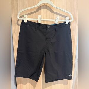 Quiksilver Black Hybrid Shorts Casual Swim Walk Shorts - Size 29 waist